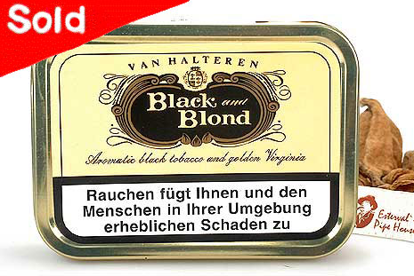 Van Halteren Black and Blond Pipe tobacco 50g Tin